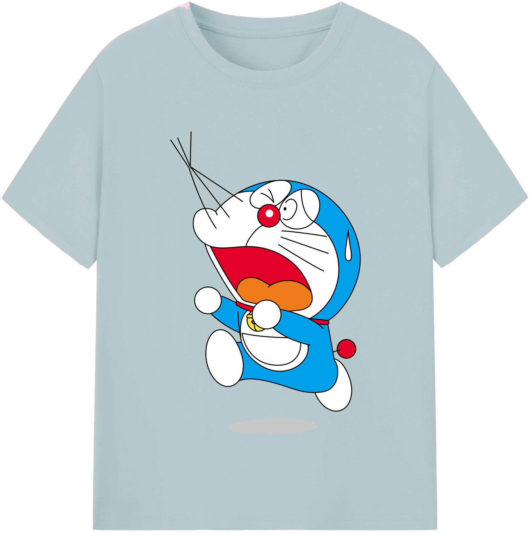 （画像用） ドラえもん Doraemon 綿100％半袖Tシャツ（フロントプリント）